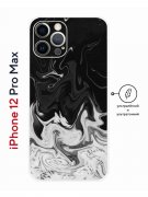 Чехол-накладка iPhone 12 Pro Max (610560) Kruche Print Разводы краски