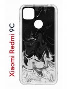 Чехол-накладка Xiaomi Redmi 9C Kruche Print Разводы краски