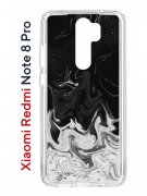 Чехол-накладка Xiaomi Redmi Note 8 Pro (585138) Kruche PRINT Разводы краски