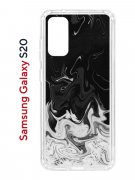 Чехол-накладка Samsung Galaxy S20 (582682) Kruche PRINT Разводы краски