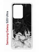 Чехол-накладка Samsung Galaxy S20 Ultra (582689) Kruche PRINT Разводы краски