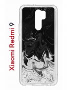 Чехол-накладка Xiaomi Redmi 9 (588934) Kruche PRINT Разводы краски