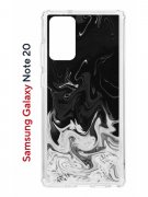 Чехол-накладка Samsung Galaxy Note 20 (588938) Kruche PRINT Разводы краски