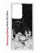 Чехол-накладка Samsung Galaxy Note 20 Ultra (588944) Kruche PRINT Разводы краски