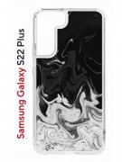 Чехол-накладка Samsung Galaxy S22 Plus (610634) Kruche PRINT Разводы краски
