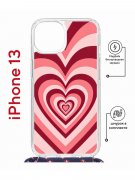 Чехол-накладка Apple iPhone 13 (610629) Kruche PRINT Сердце