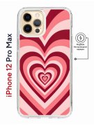 Чехол-накладка Apple iPhone 12 Pro Max (598885) Kruche PRINT Сердце