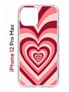 Чехол-накладка Apple iPhone 12 Pro Max (588923) Kruche PRINT Сердце