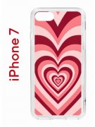 Чехол-накладка Apple iPhone 7 (580667) Kruche PRINT Сердце