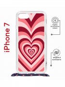 Чехол-накладка Apple iPhone 7 (598922) Kruche PRINT Сердце