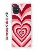 Чехол-накладка Samsung Galaxy A51 (582691) Kruche PRINT Сердце