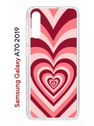 Чехол-накладка Samsung Galaxy A70 2019 (580673) Kruche PRINT Сердце