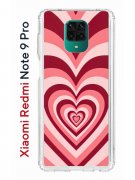 Чехол-накладка Xiaomi Redmi Note 9S/Redmi Note 9 Pro/Redmi Note 9 Pro Max Kruche Print Сердце
