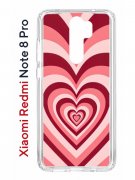 Чехол-накладка Xiaomi Redmi Note 8 Pro Kruche Print Сердце