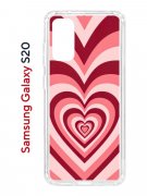 Чехол-накладка Samsung Galaxy S20 (582682) Kruche PRINT Сердце