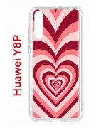Чехол-накладка Huawei Y8p/Honor 30i/Huawei P Smart S 2020 Kruche Print Сердце