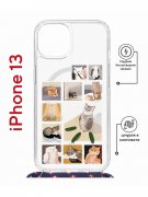 Чехол-накладка Apple iPhone 13 (610629) Kruche PRINT Коты-Мемы