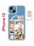 Чехол-накладка iPhone 13 Kruche Magnet Print Коты-Мемы