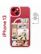 Чехол-накладка iPhone 13 Kruche Magnet Print Коты-Мемы