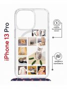 Чехол-накладка Apple iPhone 13 Pro (610630) Kruche PRINT Коты-Мемы