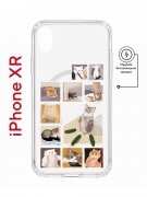 Чехол-накладка iPhone XR Kruche Magnet Print Коты-Мемы