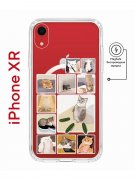 Чехол-накладка iPhone XR Kruche Magnet Print Коты-Мемы