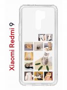 Чехол-накладка Xiaomi Redmi 9 Kruche Print Коты-Мемы