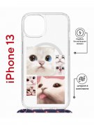 Чехол-накладка Apple iPhone 13 (610629) Kruche PRINT Коты