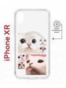 Чехол-накладка Apple iPhone XR (598897) Kruche PRINT Коты