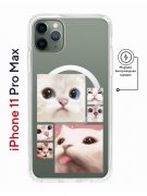 Чехол-накладка Apple iPhone 11 Pro Max (598895) Kruche PRINT Коты