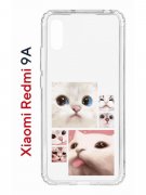 Чехол-накладка Xiaomi Redmi 9A (588935) Kruche PRINT Коты