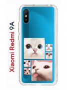 Чехол-накладка Xiaomi Redmi 9A (588935) Kruche PRINT Коты