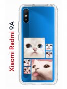 Чехол-накладка Xiaomi Redmi 9A (588935) Kruche PRINT Коты