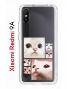 Чехол-накладка Xiaomi Redmi 9A (588935) Kruche PRINT Коты