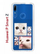 Чехол-накладка Huawei P Smart Z (588928) Kruche PRINT Коты