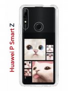 Чехол-накладка Huawei P Smart Z (588928) Kruche PRINT Коты