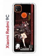 Чехол-накладка Xiaomi Redmi 9C Kruche Print Hu Tao Genshin