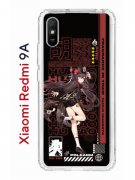 Чехол-накладка Xiaomi Redmi 9A Kruche Print Hu Tao Genshin