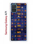 Чехол-накладка Samsung Galaxy A71 Kruche Print Ночные окна