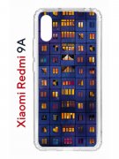 Чехол-накладка Xiaomi Redmi 9A Kruche Print Ночные окна