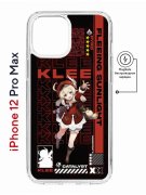 Чехол-накладка iPhone 12 Pro Max Kruche Magnet Print Klee Genshin