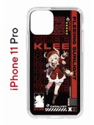 Чехол-накладка iPhone 11 Pro Kruche Print Klee Genshin
