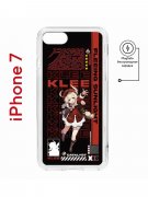 Чехол-накладка Apple iPhone 7 (598896) Kruche PRINT Klee Genshin