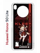 Чехол-накладка Huawei Honor 50 Lite (610636) Kruche PRINT Klee Genshin