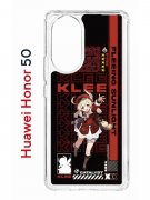 Чехол-накладка Huawei Honor 50 (610635) Kruche PRINT Klee Genshin