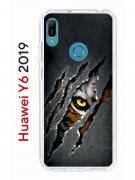 Чехол-накладка Huawei Y6 2019/Y6s 2019/Honor 8A/8A Pro Kruche Print Тигриный глаз