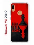 Чехол-накладка Huawei Y6 2019/Y6s 2019/Honor 8A/8A Pro Kruche Print Born to be a King