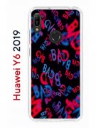 Чехол-накладка Huawei Y6 2019 (580675) Kruche PRINT Bad