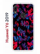 Чехол-накладка Huawei Y6 2019 (580675) Kruche PRINT Bad