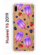 Чехол-накладка Huawei Y6 2019 (580675) Kruche PRINT Ice Cream